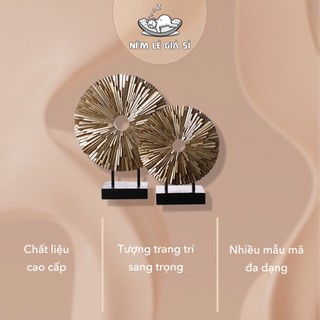 Bộ tượng mỹ nghệ, điêu khắc trang trí nhà cửa