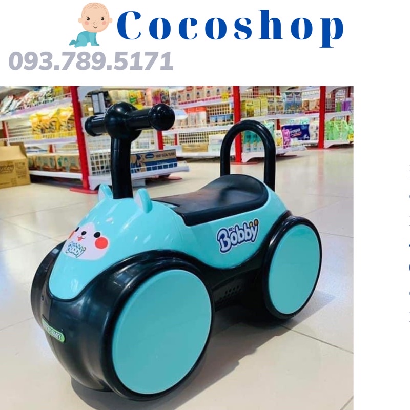 Xe Chòi Chân Hình chó SHIBA Có kèn, có nhạc ( Quà BobBy)