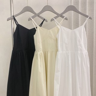 Đầm hai dây cổ V 3 màu