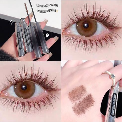 Mascara Cappuvini đầu mảnh chải mi trên và dưới cong dày tự nhiên Chính Hãng
