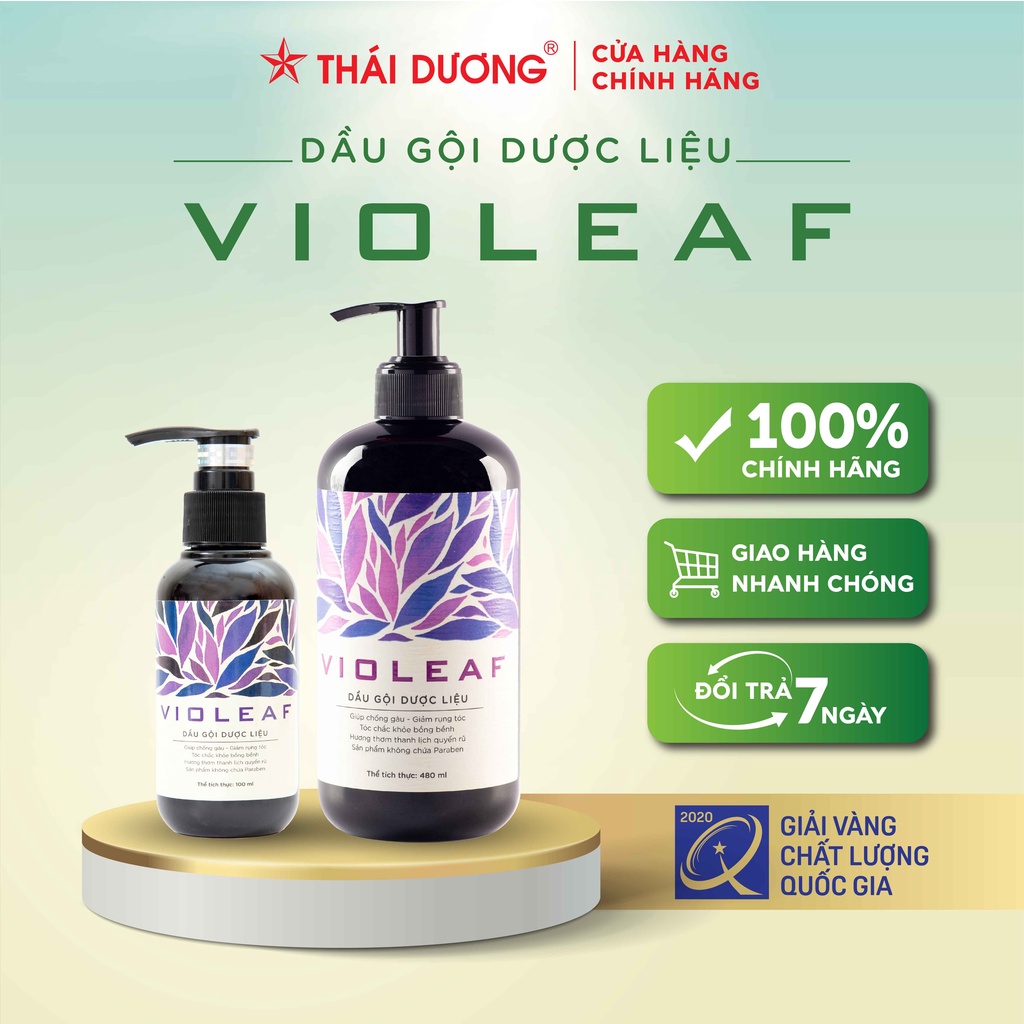 Dầu gội thảo dược Violeaf  chai 480 ml - Sao Thái Dương