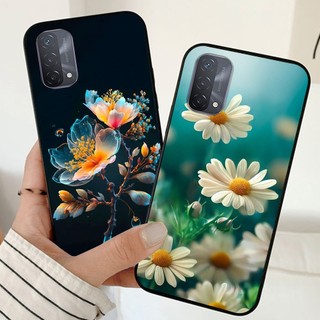 Ốp lưng oppo a93 5g / oppo a74 5g in nhám hình hoa cỏ