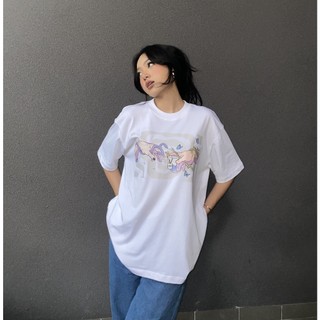 Áo thun oversize 100% cotton receiver trắng poisonpotion local brand