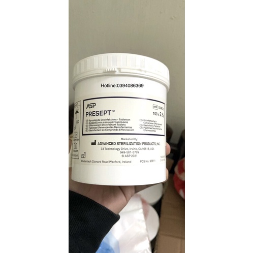 Viên Sát Khuẩn Presept 2.5g