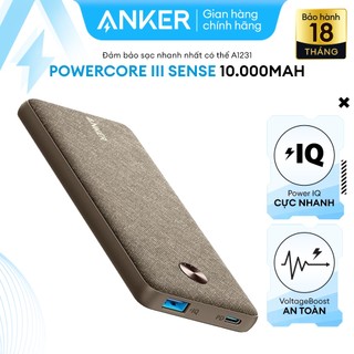 Pin sạc dự phòng ANKER PowerCore III Sense 10K 10000mAh - A1231