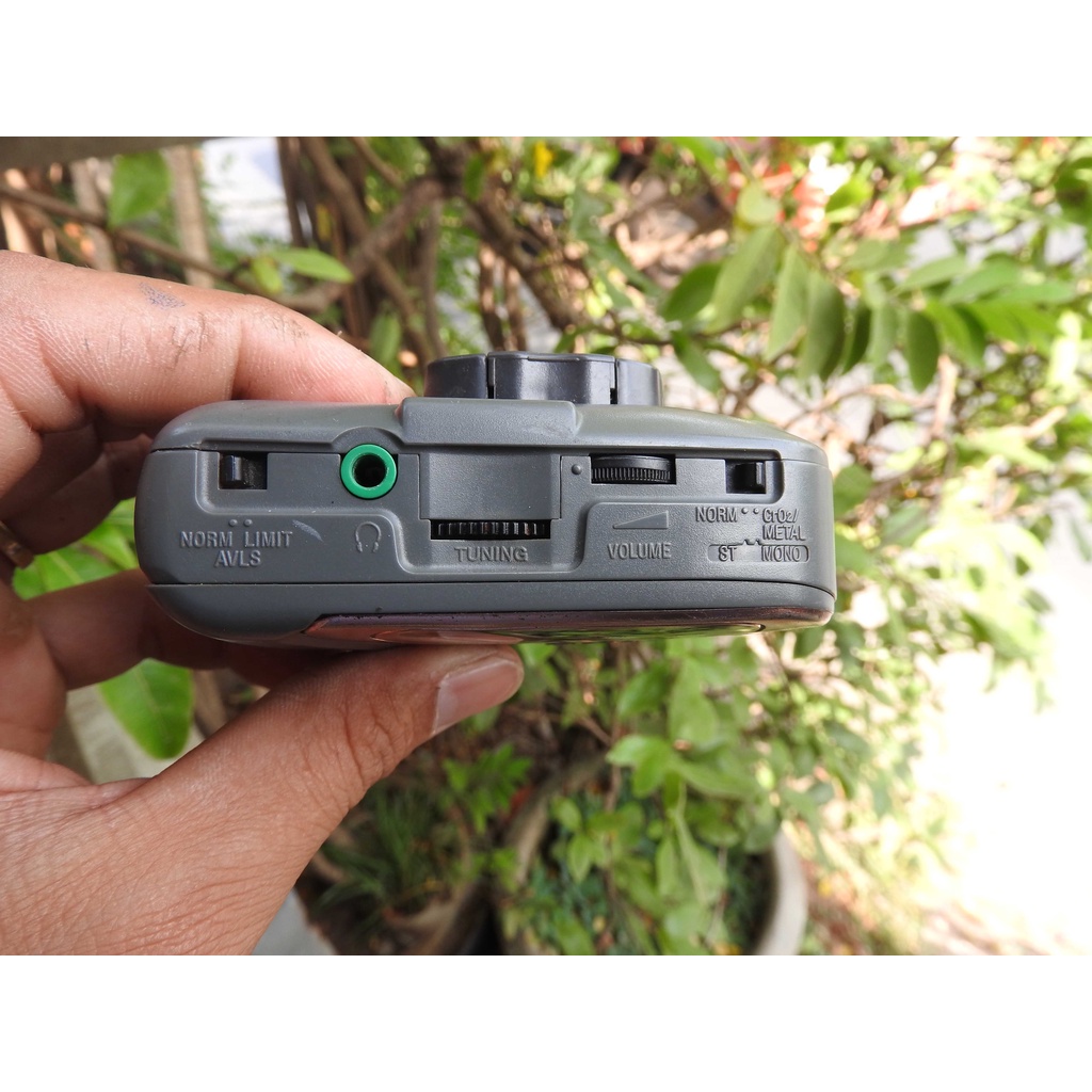 Máy nghe nhạc Cassette Stereo Sony WM-FX153 màu hồng độc lạ sưu tầm thu đài radio AM FM108 tiện lợi