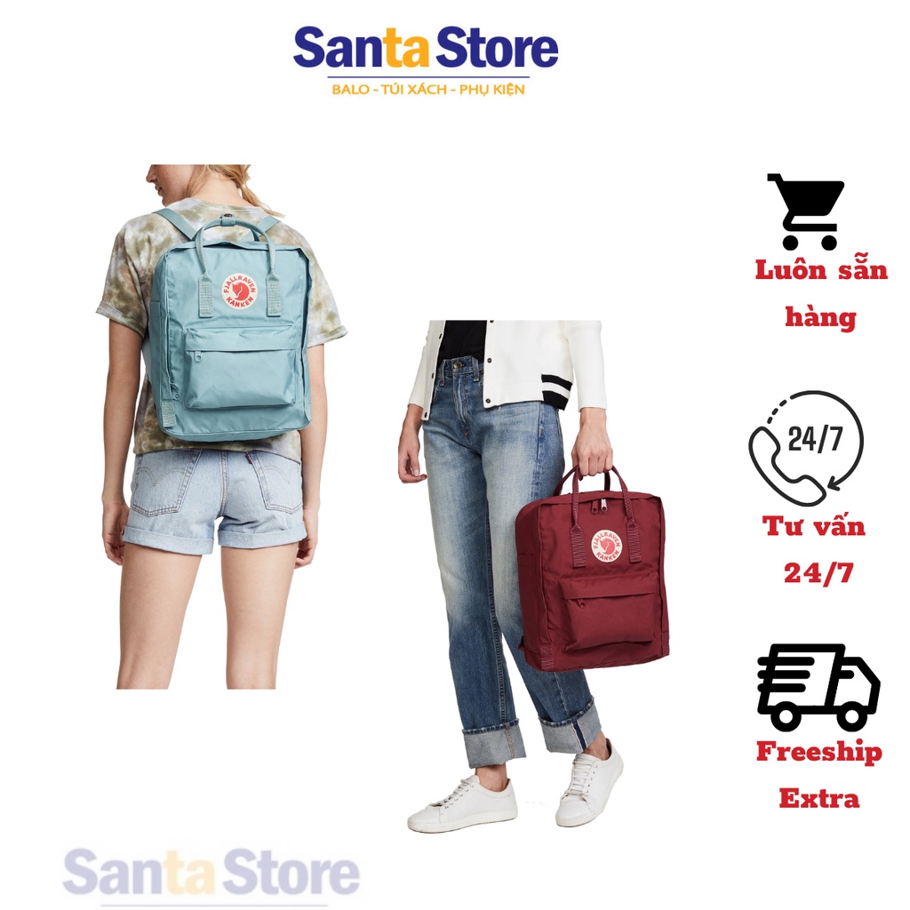 Balo thời trang nam nữ SANTA STORE Ba lô cặp học sinh đi học đẹp đựng laptop, vải chống nước cao cấp | BigBuy360 - bigbuy360.vn