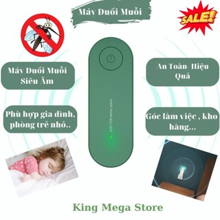 Máy Đuổi Muỗi Bằng Sóng Siêu Âm - Máy Đuổi Côn Trùng An Toàn 100% Cho Người Và Vật Nuôi