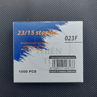 Kim bấm giấy 23/15 từ 100-120 tờ (Lốc 10 hộp) dùng cho Máy bấm kim số lớn KwTrio 50SA, Dập ghim đại 50-LA 023F