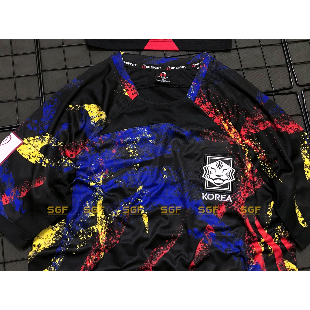 Đồ Bóng Đá Tuyển HÀN QUỐC đen sân khách 2023