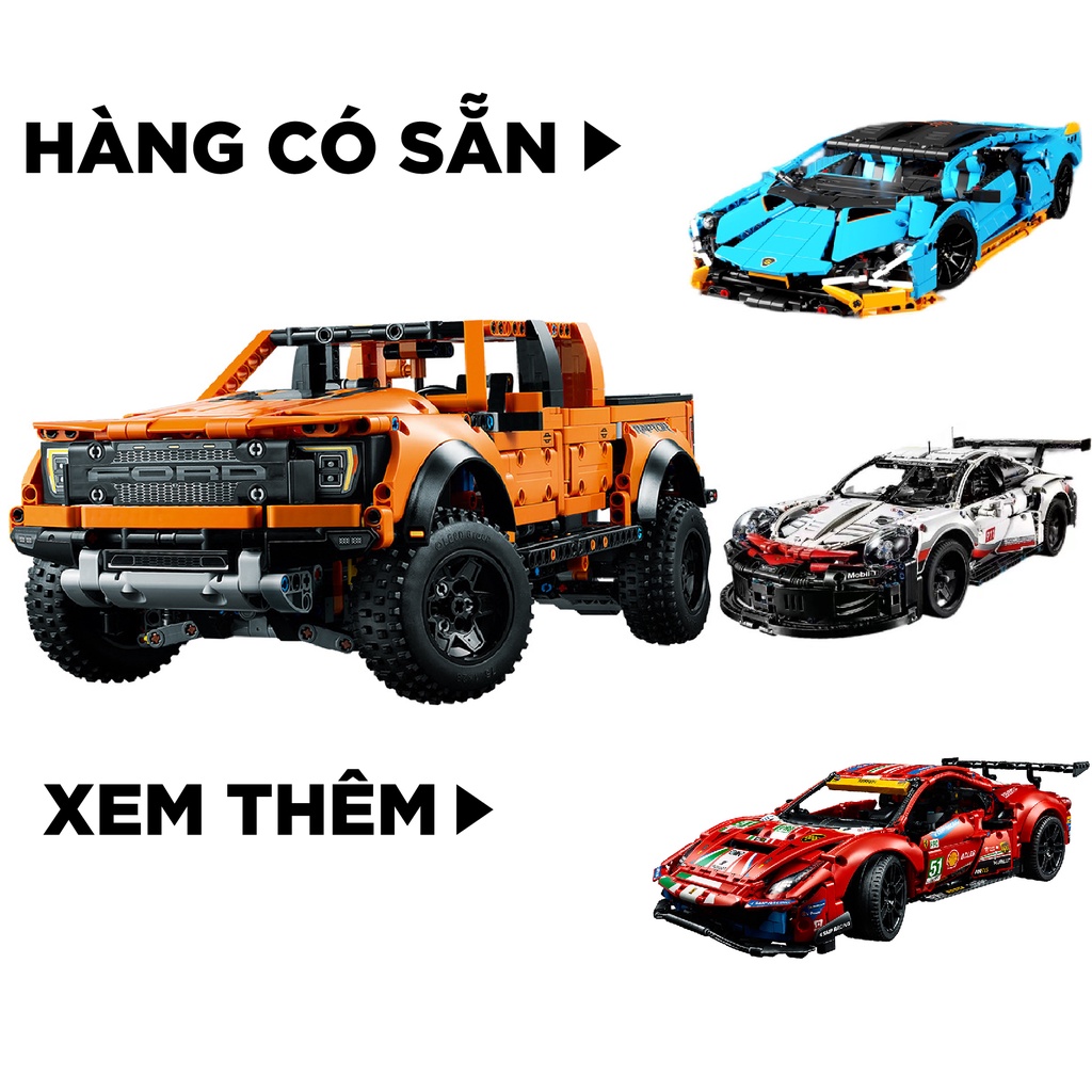 Bộ đồ chơi lắp ghép mô hình xe ô tô khổng lồ technic non lego
