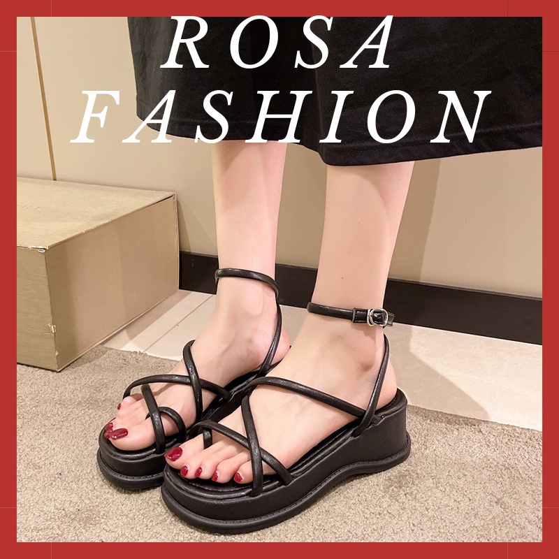 Sandal Xỏ Ngón Đế Xuồng Phối Quai Chéo Thời Trang Dành Cho Nữ Đế 5 cm SD-0328