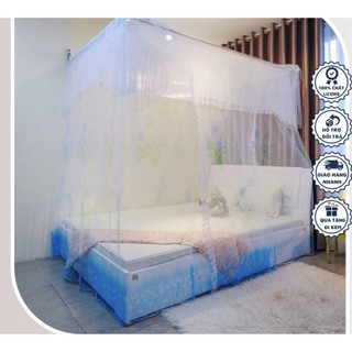  Màn tuyn hoa dầy dặn 💖FREE SHIP💖 Mùng ngủ chống muỗi cao cấp giá rẻ 