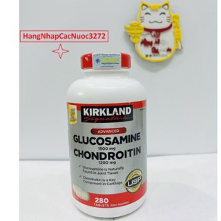 Viên uống Glucosamine 280 viên kirkland mẫu mới