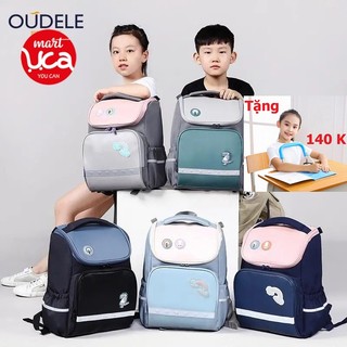 Balo trẻ em chống gù OUdeLE Chính hãng Hàng Nội Địa Trung cho bé đi học chống nước chống xước siêu nhẹ Uca Mart