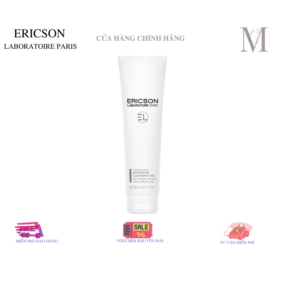 [MẪU MỚI] Sữa rửa mặt dịu nhẹ cho da nhạy cảm làm sạch sâu dành cho da khô mỏng yếu ERICSON LABORATO