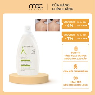 Sữa Tắm Hỗ Trợ Giảm Mụn Lưng Aderma Gel Douche Hydra Protecteur Shower Gel 750 ml - Mecskincare