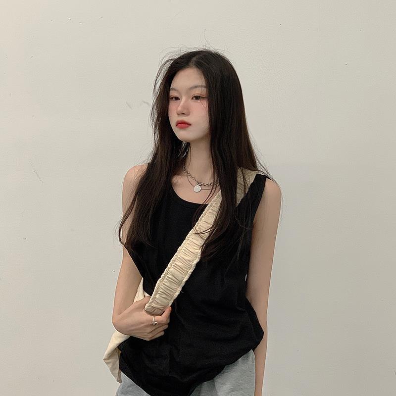 Jiashucheng Áo Thun Cotton Màu Sắc Ngọt Ngào Phong Cách Hàn Quốc Cho Nữ