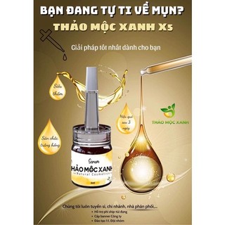 Combo 3 hộp serum thảo mộc xanh dưỡng da x5