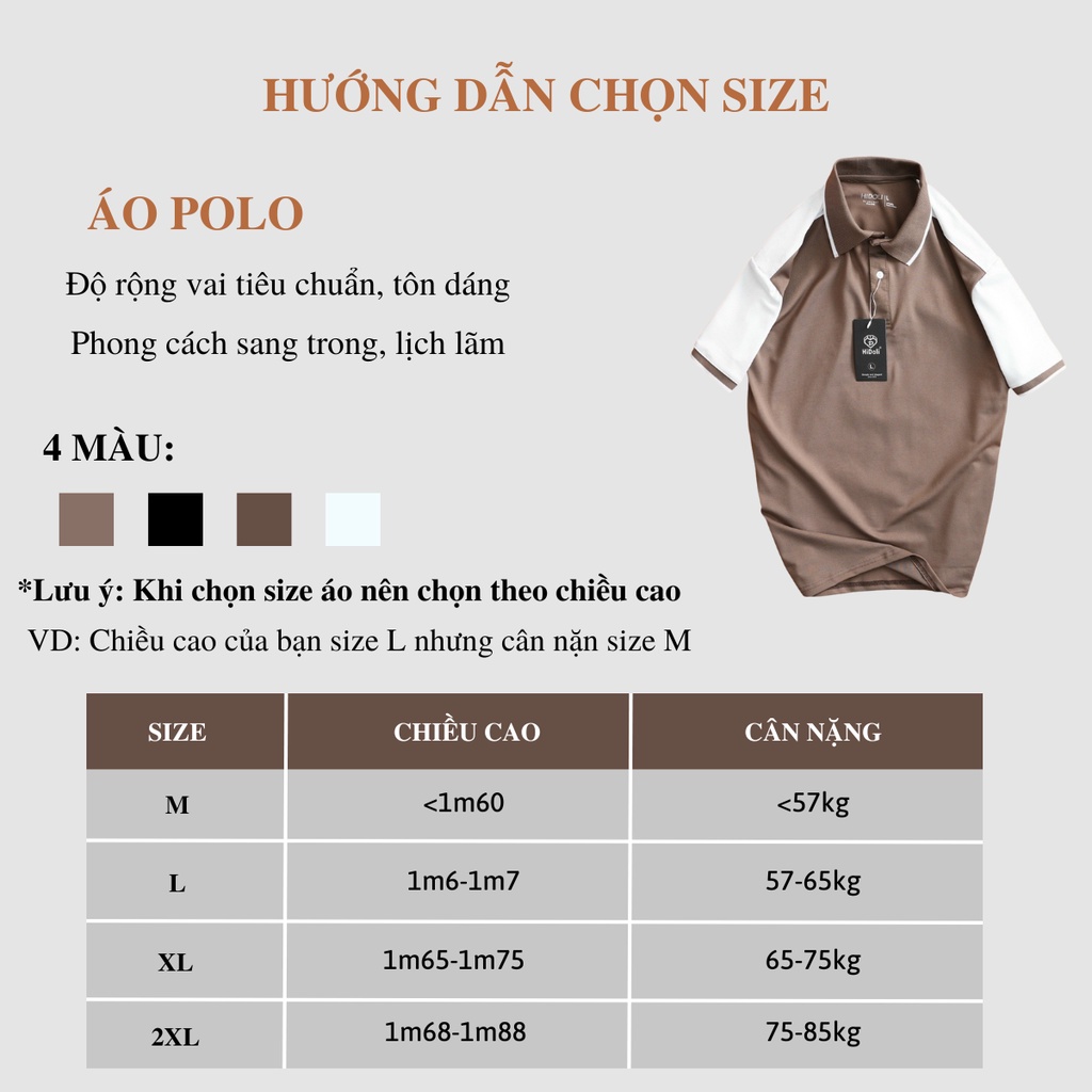 Áo polo nam nữ cộc tay chất vải mềm mịn phối 2 màu trẻ trung lịch lãm (PL13) | BigBuy360 - bigbuy360.vn