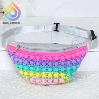 Túi Đeo Hông Popit Cho Bé, Túi Bao Tử Bopit, Bóp Đựng Tiền, Cặp Xách Đeo Chéo, Ngăn Chứa Chìa Khoá