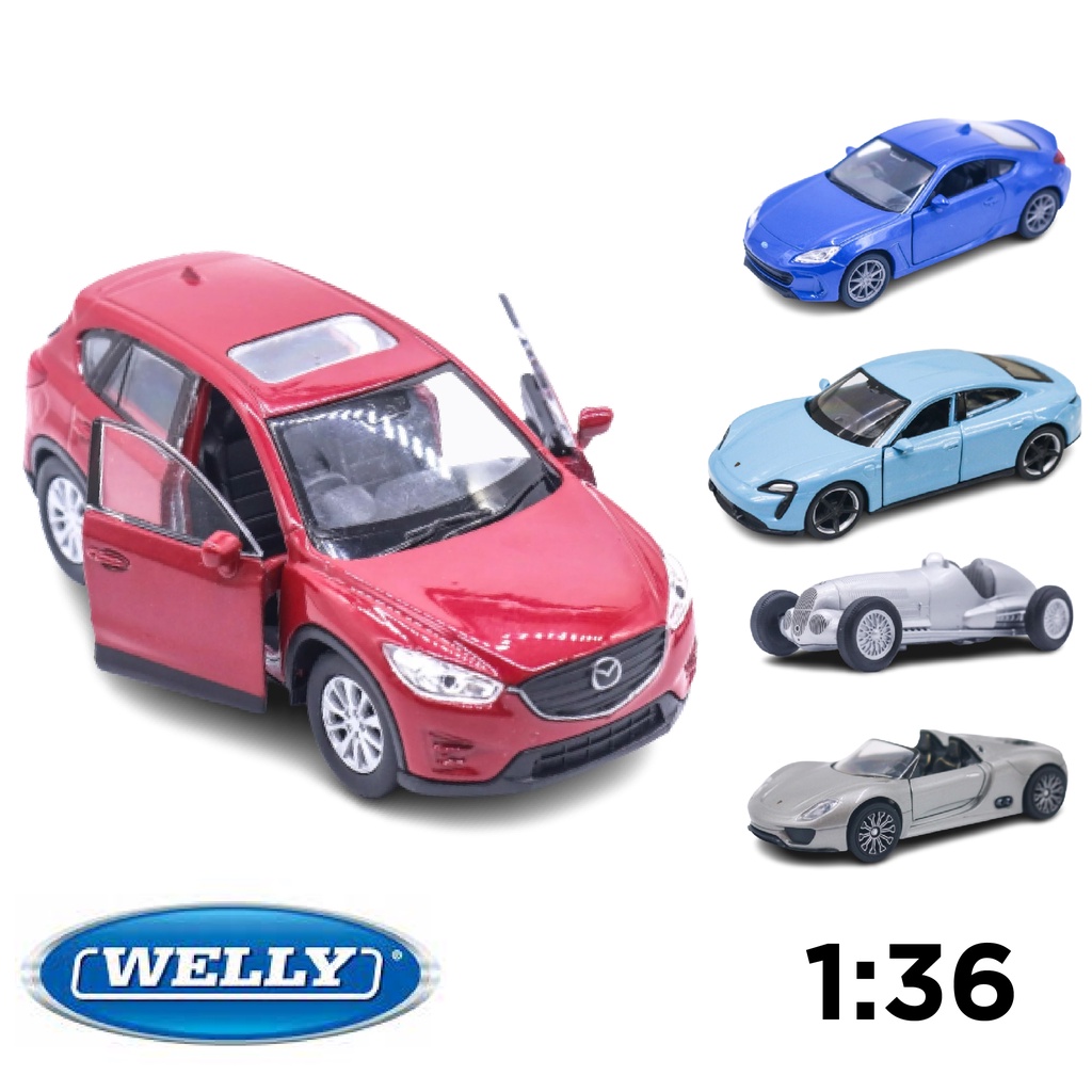 Mô hình xe các loại Welly tỉ lệ 1:36 bằng kim loại