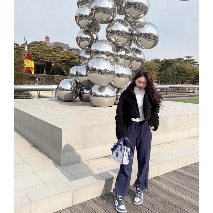 Túi tote mini MLB monogram DIA