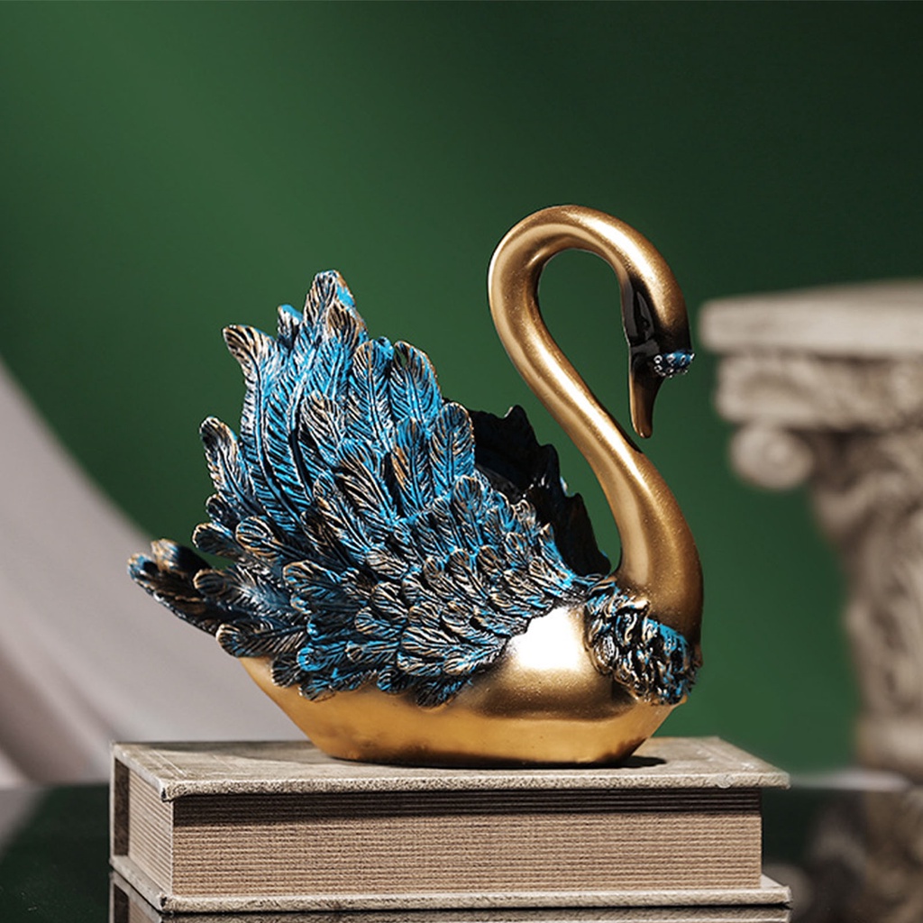 Tượng thiên nga Nhựa Resin tinh tế hiện đại Trang trí Phòng Ngủ, Phòng Khách