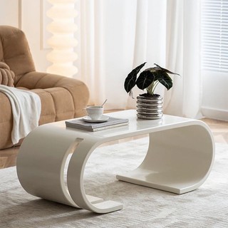 Bàn gỗ Roll trắng cao cấp | Roll Table