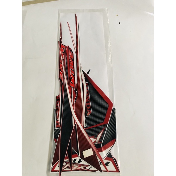 Tem Wave RSX 2012 Đỏ Đen VT