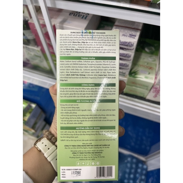 Dung dịchg vệ sinh phụ nữ Yochadin