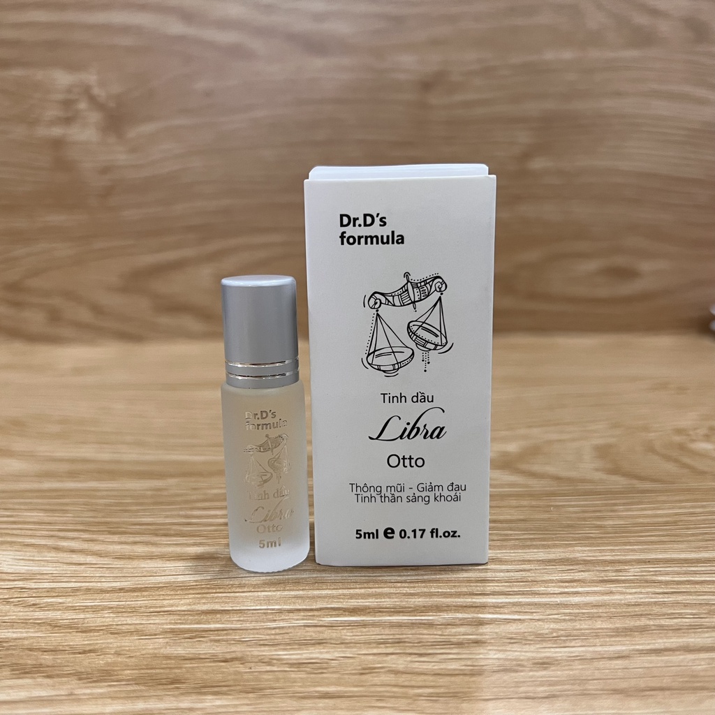 5ml Tinh Dầu Hỗ Trợ Người Bị Xoang, Đau Vai Gáy - LIBRA - hàng chính hãng Dr.D, quà tặng sức khỏe thiên nhiên