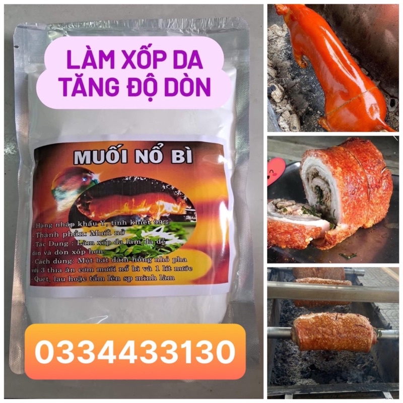1kí muối nổ bì heo