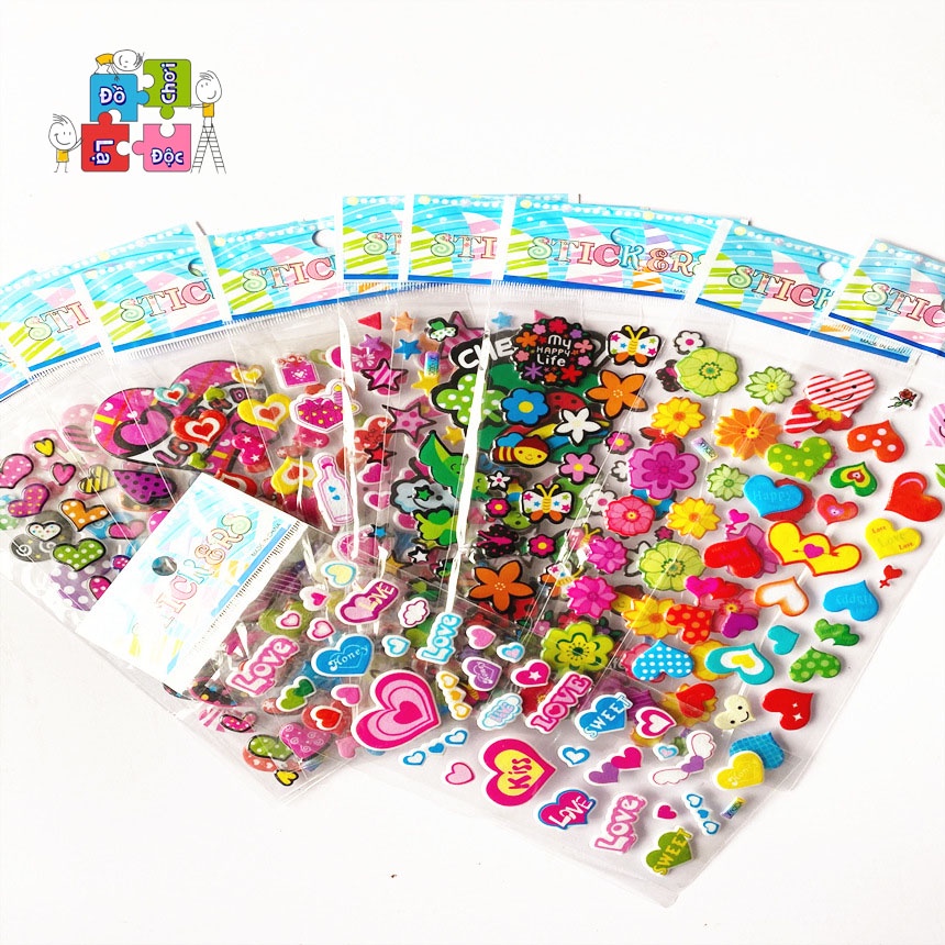 Miếng dán hoạt hình ba chiều Hàn Quốc
