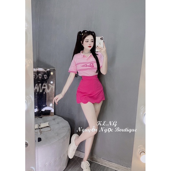 Set Áo Len Cộc+ Cv Sóng