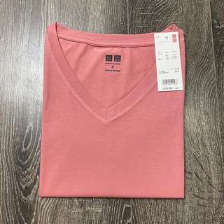 Áo thun cổ tim nữ, áo thun cotton basic