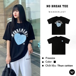Áo No Break Tee in Denim Heart