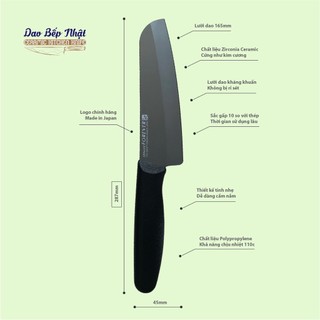 Dao Ceramic Nhật kháng khuẩn Forever NRB-16