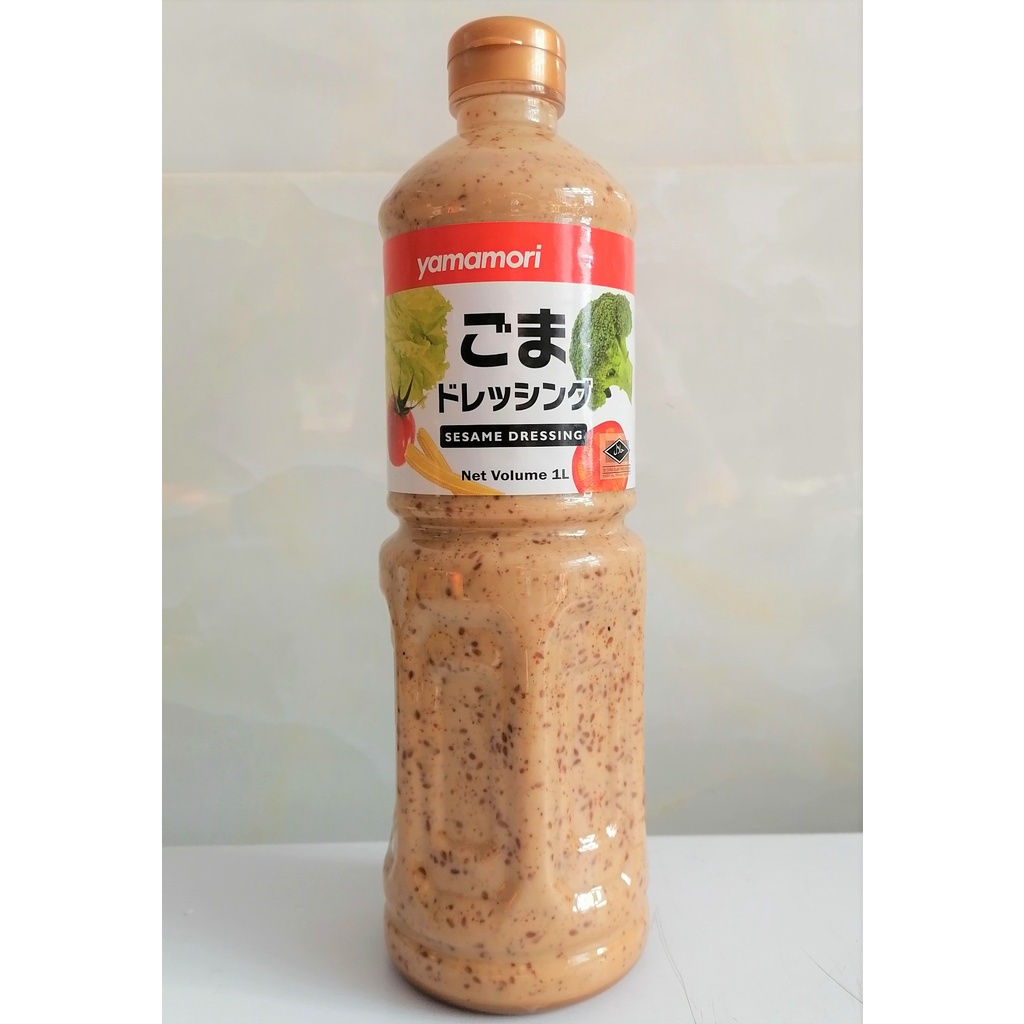 [CHAI 1 Lít – YAMAMORI ] Nước Xốt mè rang [Thailand] Roasted Sesame Dressing (halal) (sib)