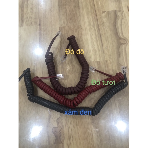 Dây xoắn và dây line điện thoại bàn