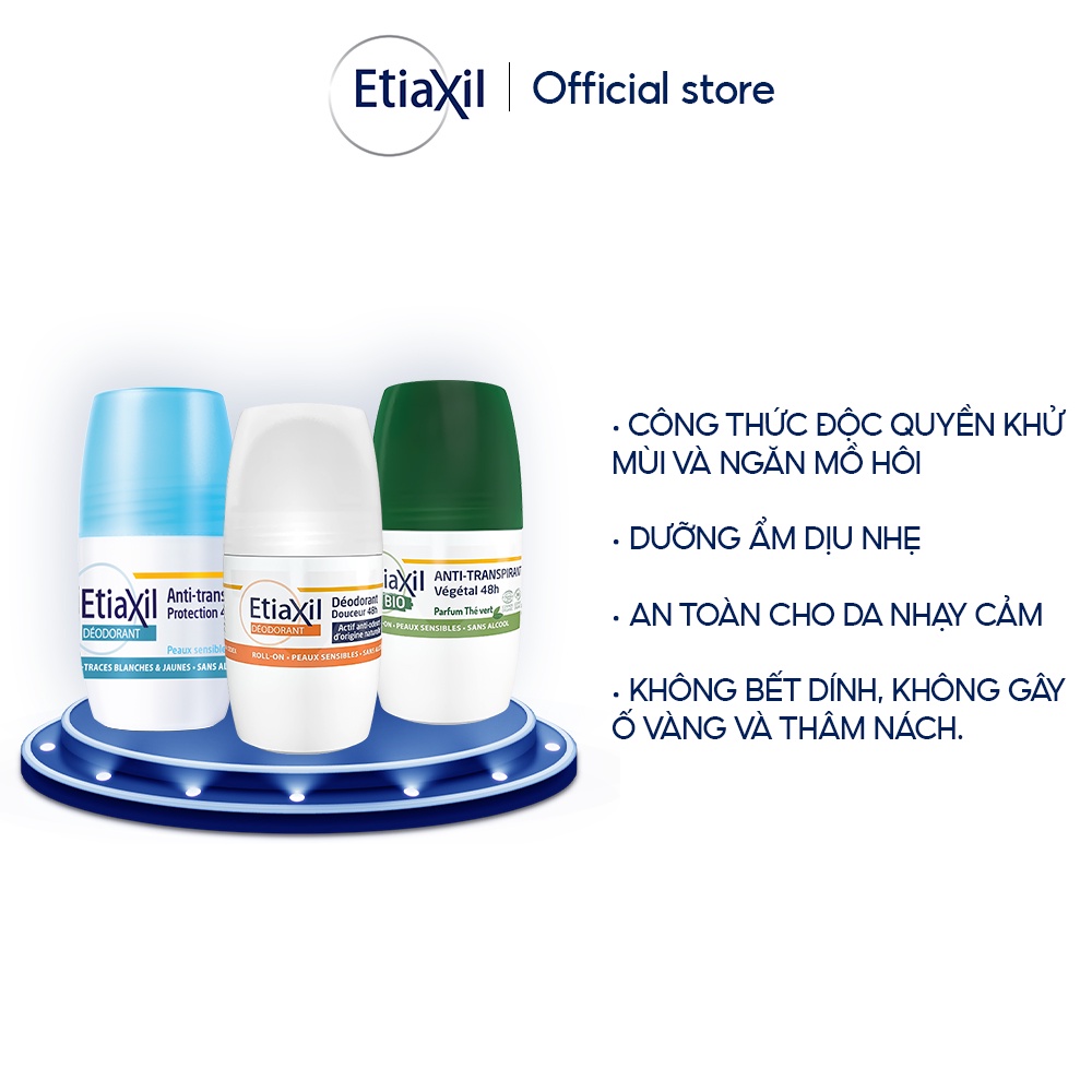 Lăn khử mùi hàng ngày Etiaxil 50ml