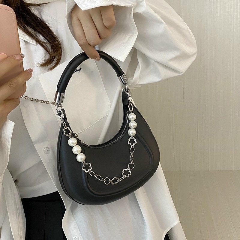 Túi Đeo Chéo , Cầm Tay Màu Trơn Thời Trang Hàn Quốc