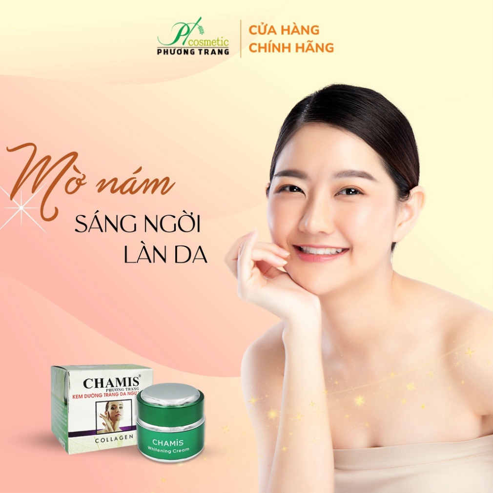Kem dưỡng trắng da collagen Chamis - ngừa nám, phục hồi độ mịn và mềm mại cho da