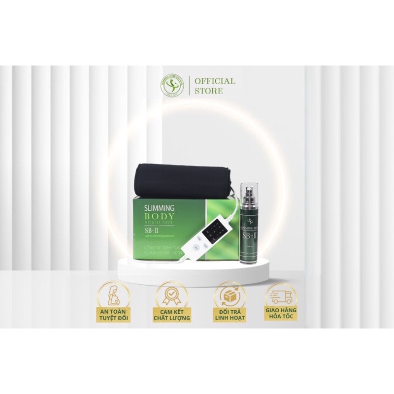 Bộ Ủ Nóng Tan Mỡ Slimming Care Body SB-II Chính Hãng - Giấy Cam Kết