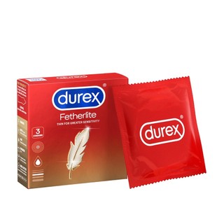 Bao cao su Durex Fetherlite siêu mỏng, size 52.5mm, 12 bao/hộp