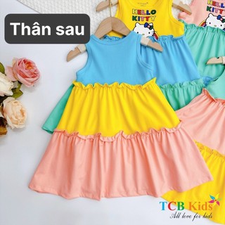 Đầm thun HELLO KITTY cho bé gái.