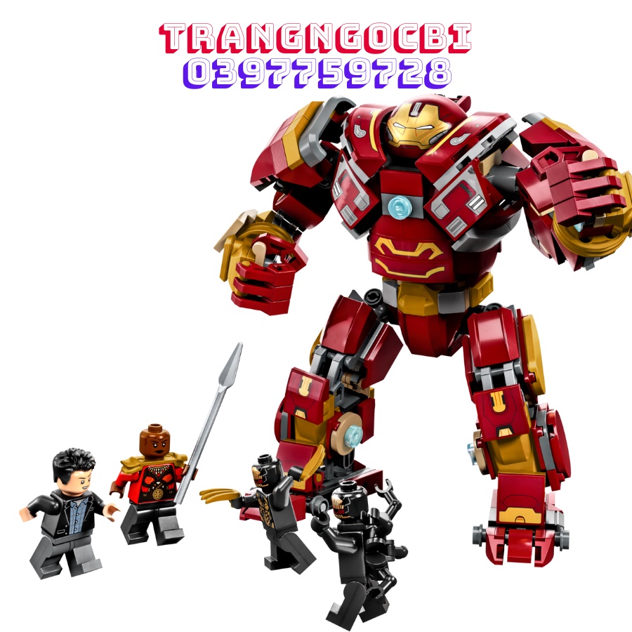 LEGO 76247 - Marvel The Hulkbuster: Trận chiến Wakanda