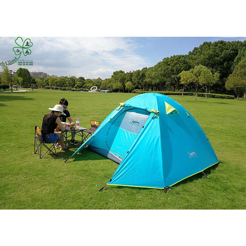LỀU CẮM TRẠI 3-4 NGƯỜI 2 LỚP CHỐNG MƯA TỐT PU 3000mm, DESERT FOX