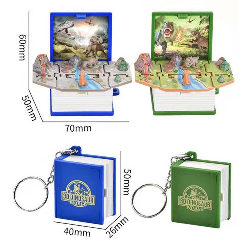Móc khóa kiểu quyển sách 3D độc đáo dễ thương - Móc Khóa Hình Quyển Sách Có Thể Gập Lại