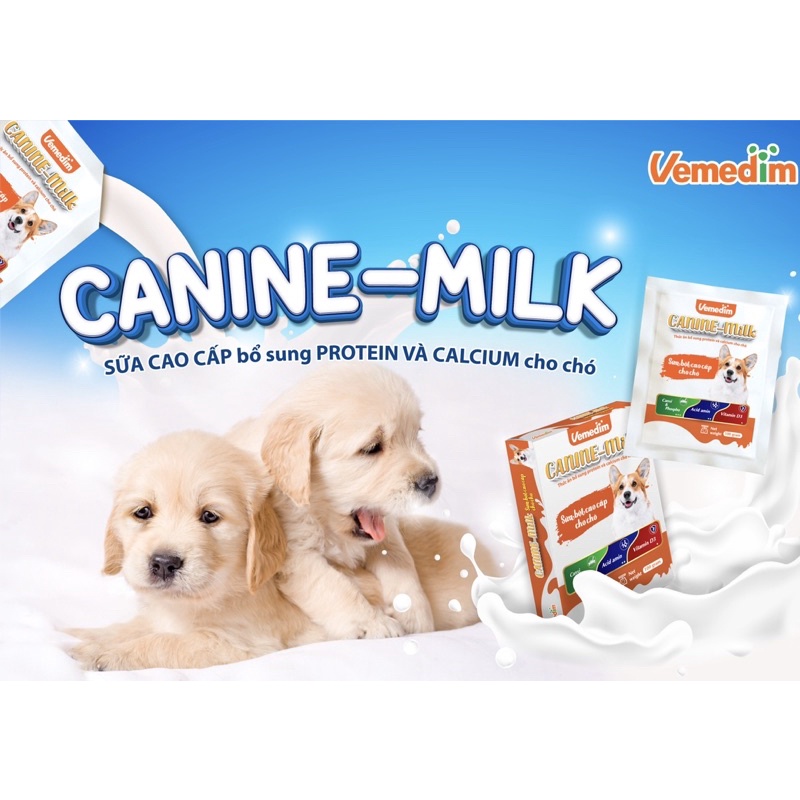 Sữa bột CANINE Cao cấp cho Chó bổ sung Protein và Canxi